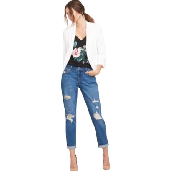 Dynamite Denim Cara Distressed Relaxed Skinny Jean - Picture 6 of 6